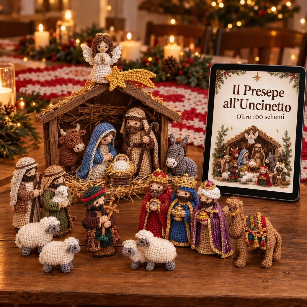 Il Presepe all'Uncinetto: oltre 100 schemi